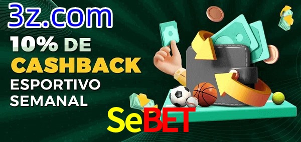 10% de bônus de cashback na Sebet