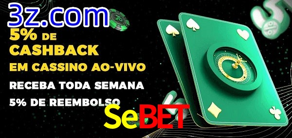 Promoções do cassino ao Vivo Sebet